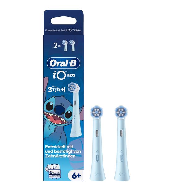 Oral-B iO Kids 6+ Disney Stitch Aufsteckbürsten, 2 Stück f&uuml;r 16,99 Euro