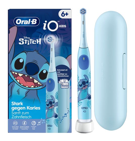 Oral-B iO Kids 6+ Disney Stitch Rotierende Zahnbürste für Kinder  (Blau) f&uuml;r 54,99 Euro
