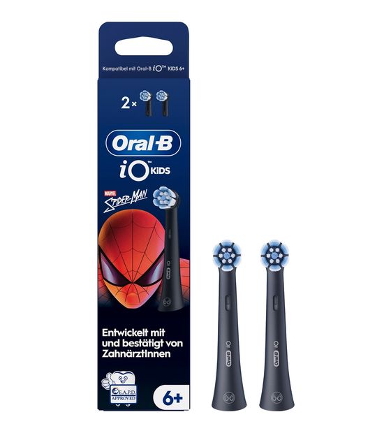 Oral-B iO Kids 6+ Marvel Spiderman Aufsteckbürsten, 2 Stück f&uuml;r 18,99 Euro