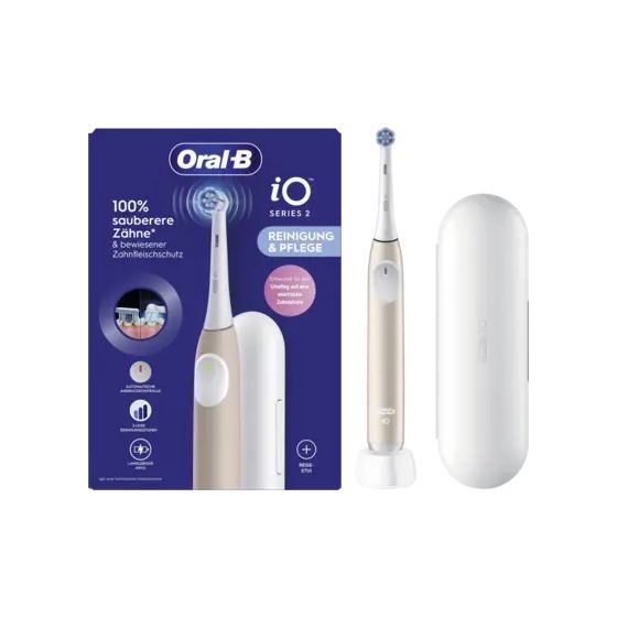 Oral-B iO Series 2 Vibrierende Zahnbürste für Erwachsene  (Pink, Weiß) f&uuml;r 64,49 Euro