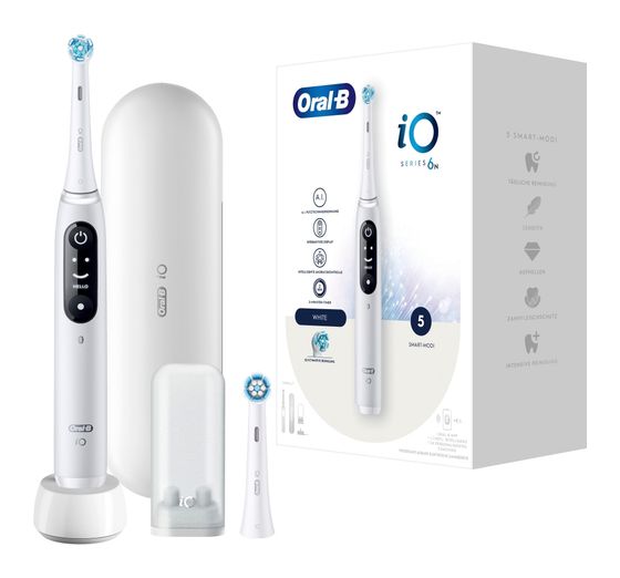 Oral-B iO Series 6N Vibrierende Zahnbürste für Erwachsene  (Weiß) f&uuml;r 154,99 Euro
