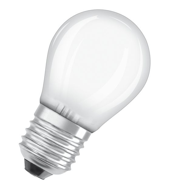 Osram Star LED Lampe Globe E27 EEK: E 470 lm Warmweiß (2700K) entspricht 40 W f&uuml;r 5,45 Euro