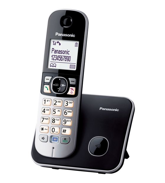Panasonic KX-TG6811 DECT-Telefon  (Schwarz) f&uuml;r 35,99 Euro