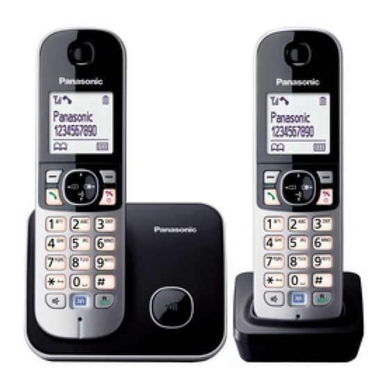 Panasonic KX-TG6812 DECT-Telefon  (Schwarz) f&uuml;r 63,49 Euro