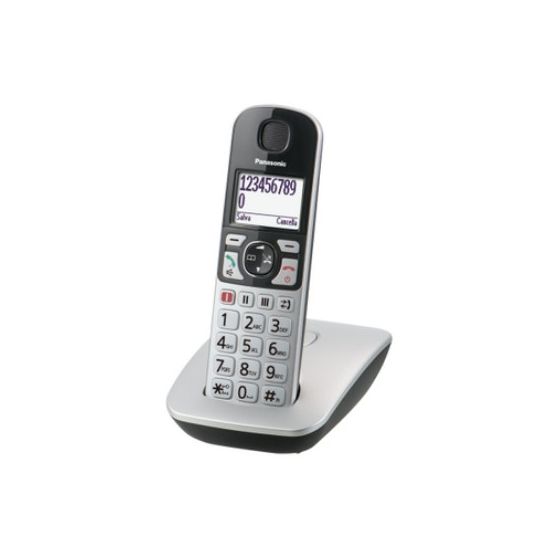 Panasonic KX-TGE510GS DECT-Telefon  (Schwarz, Silber) f&uuml;r 76,99 Euro