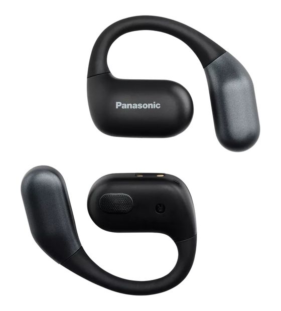 Panasonic RB-F10DE Knochenschall Bluetooth Kopfhörer kabellos 7 h Laufzeit IPX4  (Schwarz) f&uuml;r 78,49 Euro