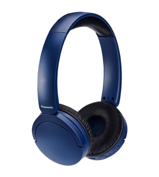 Panasonic RB-HF630BE-A Over Ear Bluetooth Kopfhörer kabellos 72 h Laufzeit  (Blau) f&uuml;r 47,99 Euro