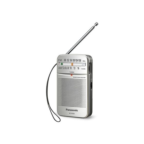 Panasonic RF-P50D AM, FM Radio Tragbar  (Silber) f&uuml;r 17,99 Euro