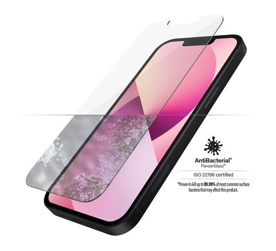 PanzerGlass 2741 Klare Bildschirmschutzfolie Gehärtetes Glas, Polyethylenterephthalat, Silikon für  Apple Apple - iPhone 13 Mini Kratzresistent, Schockresistent f&uuml;r 17,99 Euro