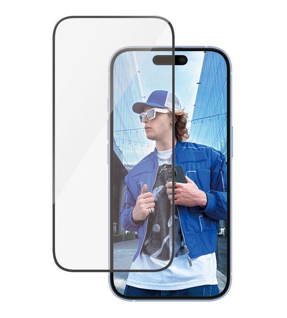 PanzerGlass 2861 Screen Protector Klare Bildschirmschutzfolie Gehärtetes Glas, Polyethylenterephthalat, Silikon für  Apple Apple - iPhone 16, Apple - iPhone 15 Kratzresistent, Schockresistent f&uuml;r 23,49 Euro