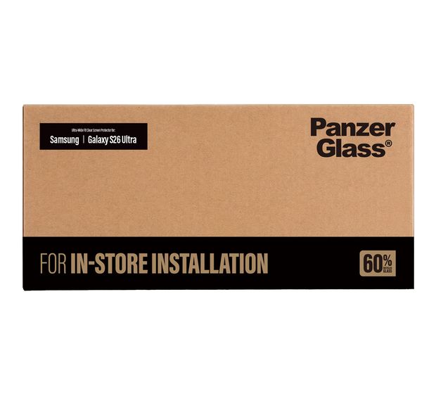 PanzerGlass 34693 Klare Bildschirmschutzfolie Polyethylenterephthalat, Silikon für  Samsung Samsung - Galaxy S26 Ultra Kratzresistent, Schockresistent f&uuml;r 34,95 Euro