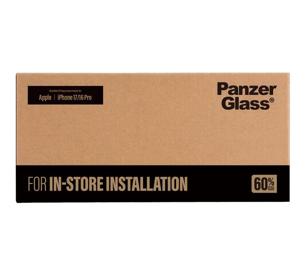 PanzerGlass 43853 Klare Bildschirmschutzfolie Polyethylenterephthalat, Silikon Apple - iPhone 17, Apple - iPhone 16 Pro Kratzresistent, Schockresistent f&uuml;r 30,49 Euro