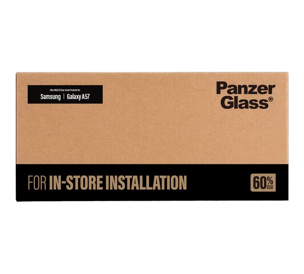 PanzerGlass 72280 Klare Bildschirmschutzfolie Polyethylenterephthalat, Silikon für  Samsung Samsung - Galaxy A57 5G Kratzresistent, Schockresistent f&uuml;r 34,95 Euro
