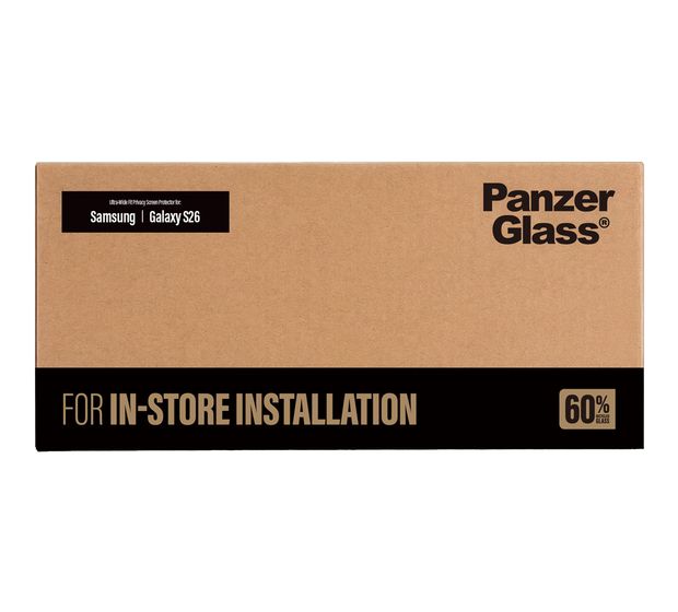 PanzerGlass 73900 Privacy Klare Bildschirmschutzfolie Polyethylenterephthalat, Silikon für  Samsung Samsung - Galaxy S26 Kratzresistent, Schockresistent f&uuml;r 39,95 Euro