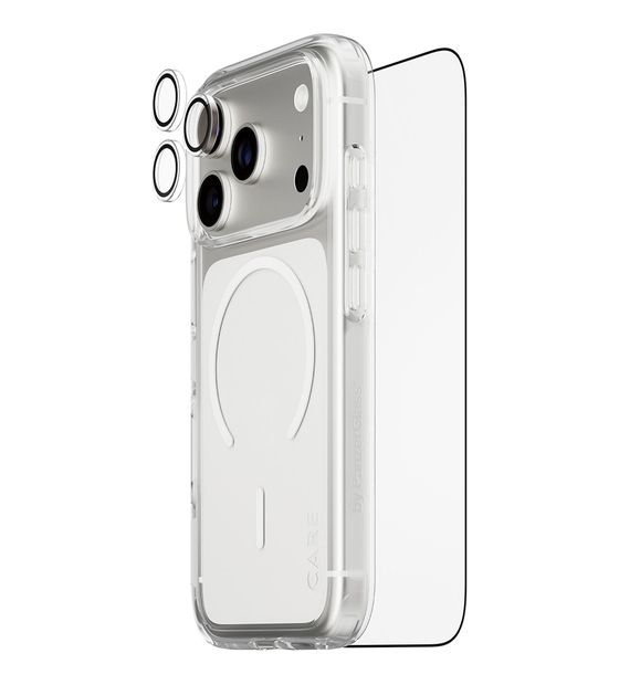 PanzerGlass Flagship 3-in-1 Set Rückseiten-/Bildschirmschutz Glas für  Apple iPhone 18 Pro Kratzresistent, Fallbeständig, Schlagfest f&uuml;r 42,99 Euro