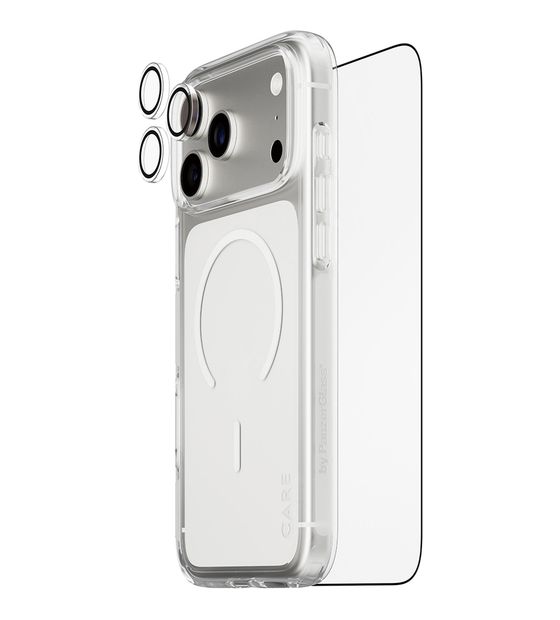 PanzerGlass Flagship 3-in-1 Set Rückseiten-/Bildschirmschutz Glas für  Apple iPhone 18 Pro Max Kratzresistent, Fallbeständig, Schlagfest f&uuml;r 42,99 Euro