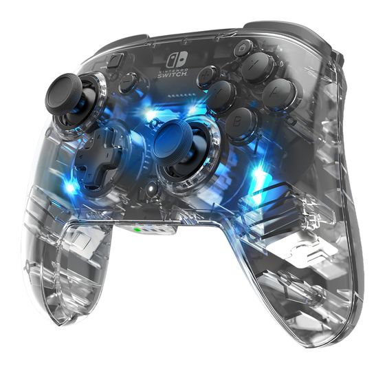 PDP Afterglow Analog / Digital Gamepad für Nintendo Switch, Nintendo Switch Lite, Nintendo Switch OLED (Schwarz, Transparent) f&uuml;r 59,99 Euro