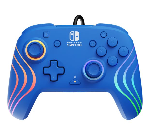 PDP Afterglow Wave Analog / Digital Gamepad für Nintendo Switch, Nintendo Switch OLED  (Blau) f&uuml;r 27,99 Euro