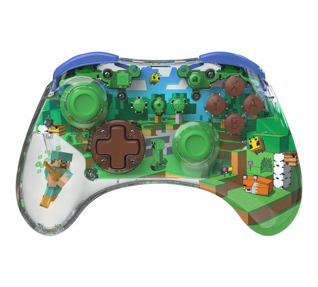 PDP Realmz Minecraft: Forest Analog / Digital Gamepad für Nintendo Switch, Nintendo Switch OLED  (Mehrfarbig) f&uuml;r 56,49 Euro