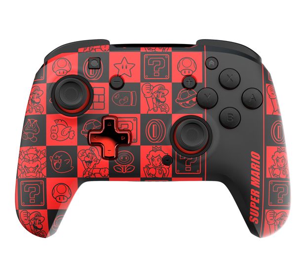 PDP Rematch Glow Super Mario Super Icons Analog / Digital Gamepad für Nintendo Switch, Nintendo Switch OLED  (Schwarz, Grün, Rot) f&uuml;r 39,99 Euro