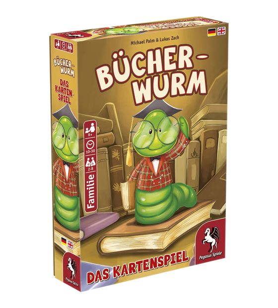 Pegasus 18322G Bücherwurm - Das Kartenspiel Kartenspiel bis zu 8 Spielern ab 8 Jahr(e) f&uuml;r 10,99 Euro