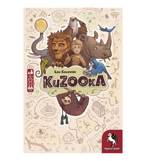 Pegasus 51230G KuZOOka Brettspiel bis zu 6 Spielern ab 8 Jahr(e) f&uuml;r 27,99 Euro