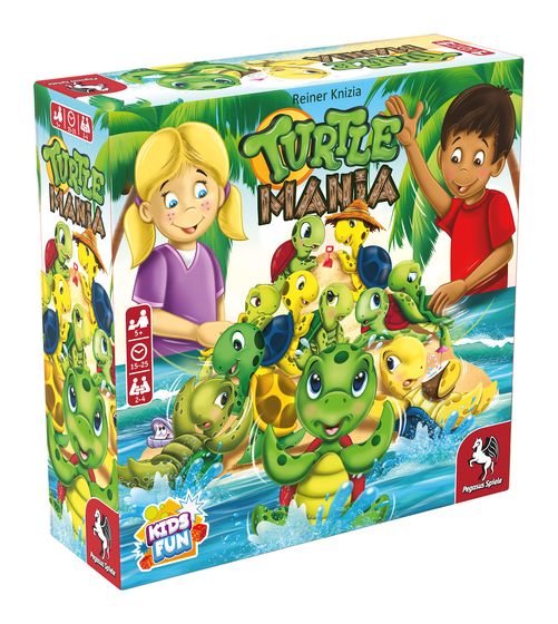 Pegasus 65500G Turtle Mania Brettspiel bis zu 4 Spielern ab 5 Jahr(e) f&uuml;r 26,49 Euro