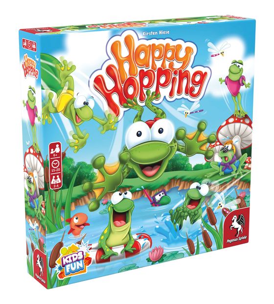 Pegasus 65503G Happy Hopping Brettspiel bis zu 4 Spielern ab 6 Jahr(e) f&uuml;r 30,49 Euro