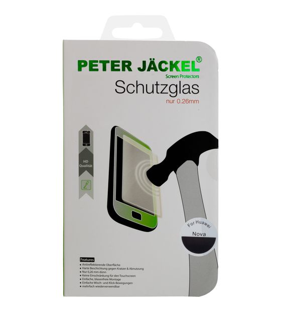 Peter Jäckel 15862 Klare Bildschirmschutzfolie Glas für  Huawei Nova f&uuml;r 9,50 Euro