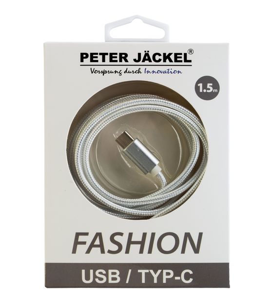 Peter Jäckel 16351 USB A auf USB C Männlich 1,5 m  (Weiß) f&uuml;r 16,99 Euro