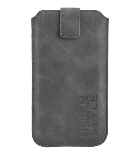 Peter Jäckel 17314 Beuteltasche für Jede Marke Apple iPhone 6 Plus/ Samsung N910 Galaxy Note 4  (Grau) f&uuml;r 16,99 Euro