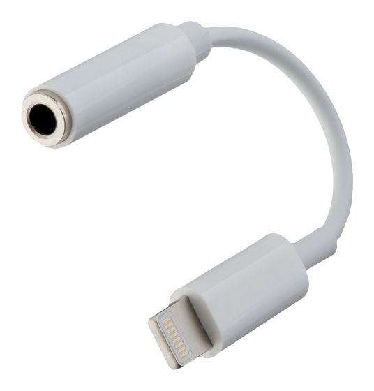 Peter Jäckel 17926 Weiblich 3.5mm auf Lightning Männlich  (Weiß) f&uuml;r 9,99 Euro