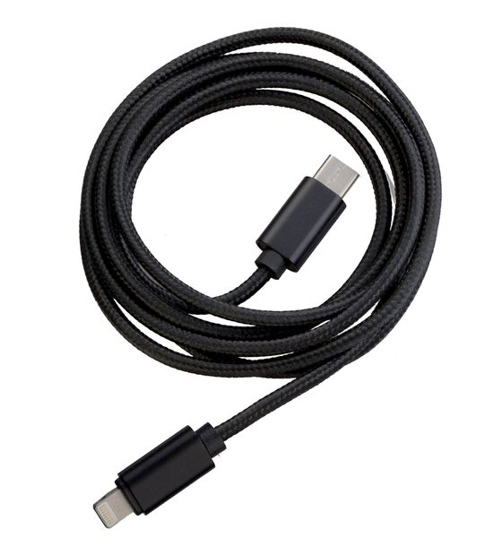 Peter Jäckel 18453 Lightning auf USB C Männlich 1,5 m  (Schwarz) f&uuml;r 16,99 Euro