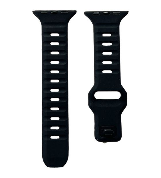 Peter Jäckel 21342 Armband Apple Watch Ultra 49mm/ Watch 45/44mm (Series 4 - 10)/ 42mm (Series 1 - 3)  (Schwarz) f&uuml;r 19,99 Euro