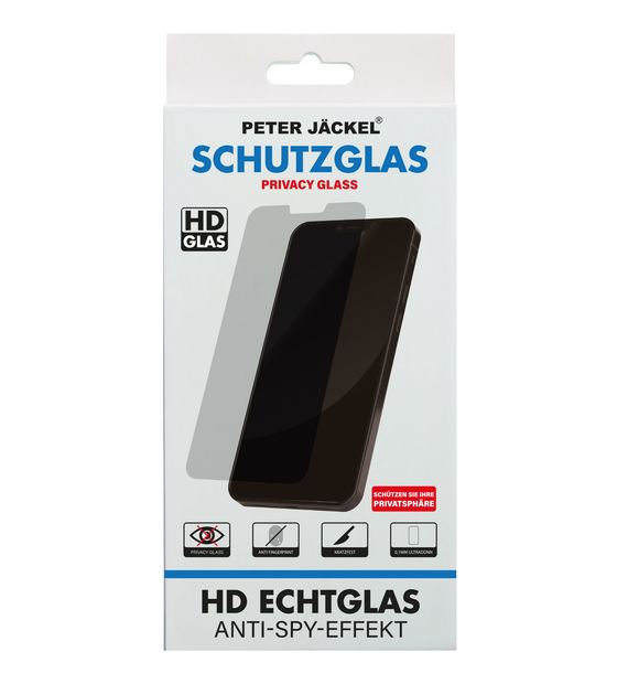 Peter Jäckel 21396 Privacy HD Glass Protector Datenschutz-Bildschirmschutz Glas für  Apple iPhone 16 Kratzresistent f&uuml;r 22,99 Euro
