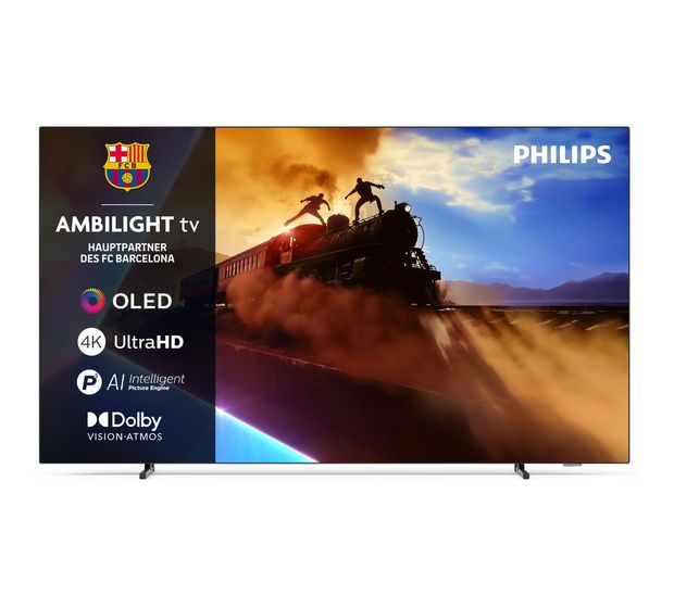 Philips 48OLED760/12 OLED 121,9 cm (48 Zoll) Fernseher 4K Ultra HD VESA 300 x 300 mm  (Grau) f&uuml;r 799,00 Euro
