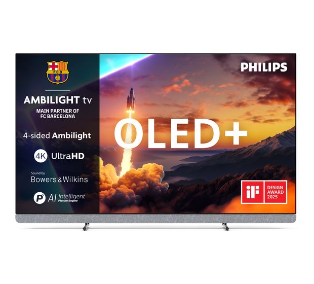 Philips 55OLED910/12 OLED 139,7 cm (55 Zoll) Fernseher 4K Ultra HD VESA 300 x 300 mm  (Metallisch) f&uuml;r 1.589,00 Euro