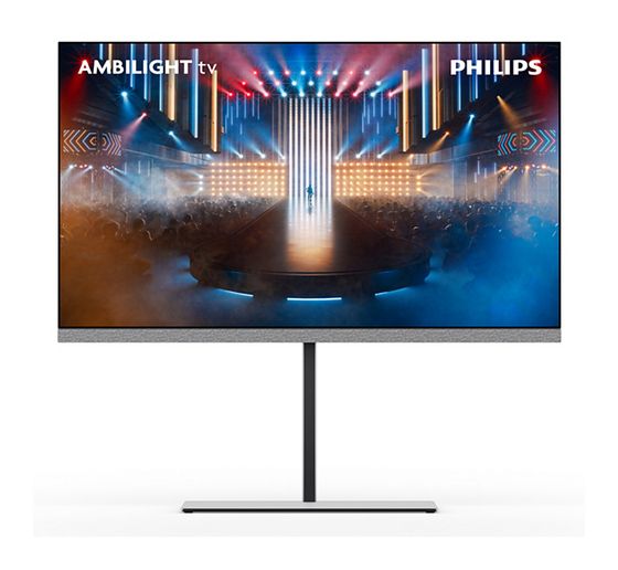 Philips 65OLED959/12 OLED 165,1 cm (65 Zoll) Fernseher 4K Ultra HD VESA 300 x 300 mm  (Silber) f&uuml;r 3.147,00 Euro