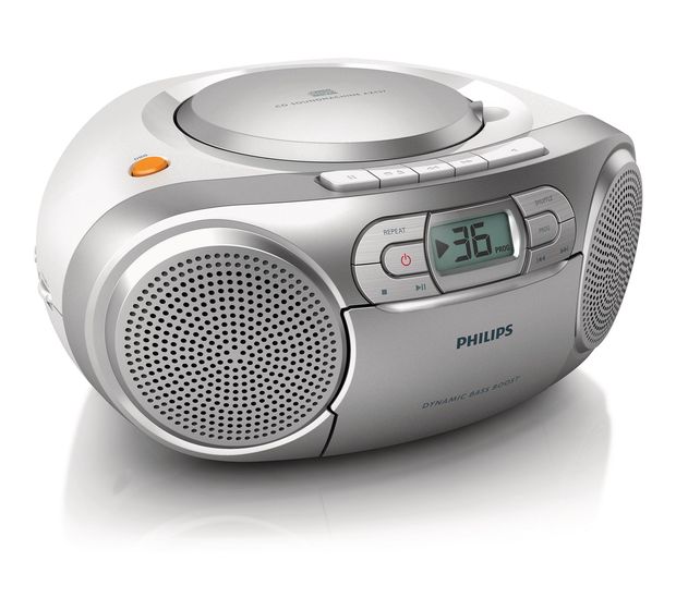 Philips AZ127/12 CD Payer FM Radio  (Grau) f&uuml;r 49,49 Euro