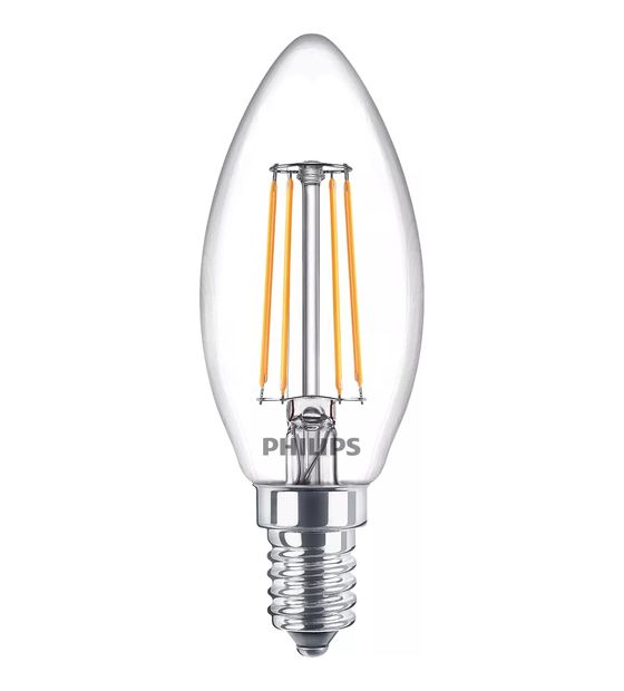 Philips 8718699763077 LED Lampe Kerze E14 EEK: F 470 lm Warmweiß (2700K) entspricht 40 W f&uuml;r 4,99 Euro
