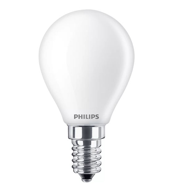 Philips 8718699763411 LED Lampe Lüsterkolben E14 EEK: E 250 lm Warmweiß (2700K) entspricht 25 W f&uuml;r 4,49 Euro