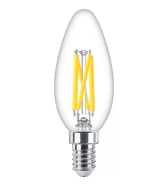 Philips 8719514324213 LED Lampe Kerze E14 EEK: D 470 lm entspricht 40 W Dimmbar f&uuml;r 6,99 Euro