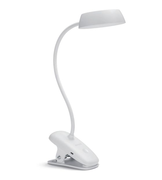 Philips Donutclip Schreibtischleuchte LED Desk Lights 99 mm Neutralweiß (4000K) Kaltweiße f&uuml;r 21,99 Euro