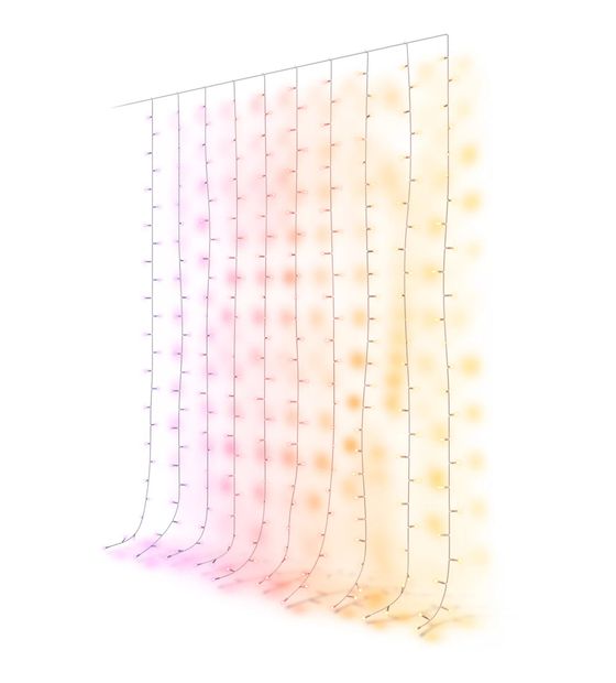 Philips Festavia Lichtervorhang – 1,35 x 2 m, 250 LEDs f&uuml;r 221,99 Euro