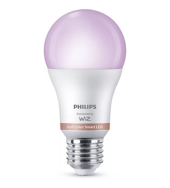 Philips Smarte LED-RGB-Lampe A60, E27-Sockel 2er Pack LED Multi f&uuml;r 18,99 Euro