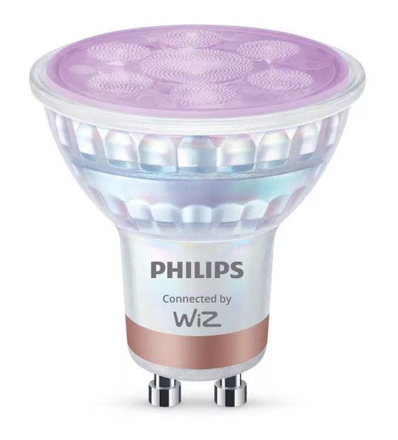 Philips Smarte LED RGB Glaslampe GU10 LED Multi f&uuml;r 13,99 Euro