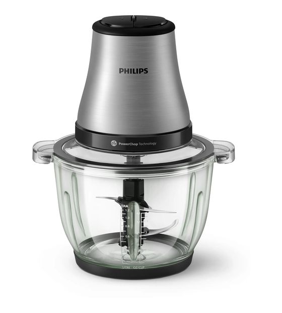 Philips HR1503/00 3000 Series Zerkleinerer 500 W 2 l  (Edelstahl) f&uuml;r 54,49 Euro