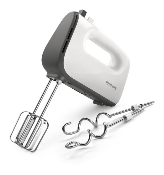 Philips HR3740/00 Viva Collection Handmixer 450 W 5 Stufen  (Grau) f&uuml;r 29,99 Euro