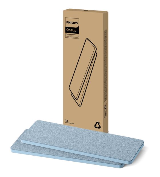 Philips Philips OneUp Ersatz-Pad - Echtholz, Parkett, Linoleum - Doppelpack f&uuml;r 49,99 Euro
