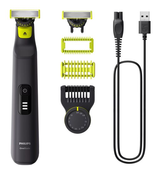 Philips QP6542/15 Face + Body OneBlade Pro 360 Nass&Trocken Rasierer Lithium-Ion (Li-Ion) 90 min f&uuml;r 59,99 Euro